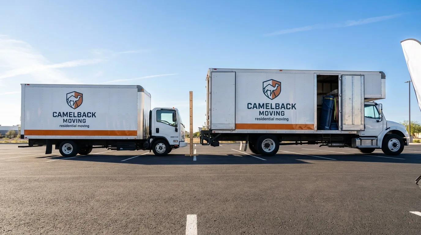 Moving truck size capacity guide in Pottsville